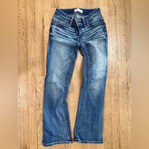 BKE Flair Leg Blue Jeans